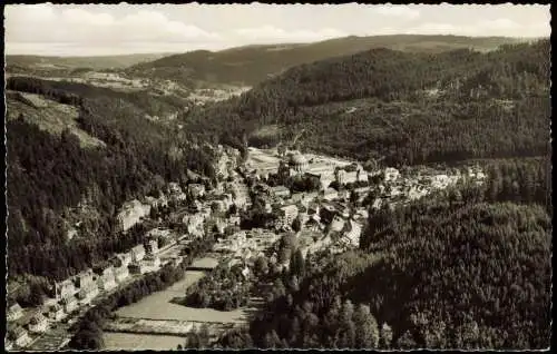 Ansichtskarte St. Blasien Luftbild, Ort im südlichen Hochschwarzwald 1960