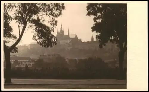 Burgstadt Prag Hradschin Praha Blick Hradschin Hradčany 1930 Privatfoto