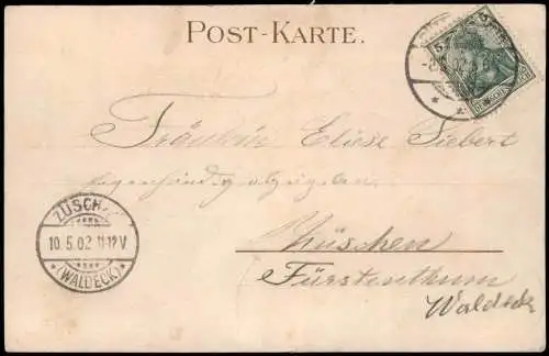 Ansichtskarte  Liebe Love Rosen Liebe mich! Künstlerkarte 1902