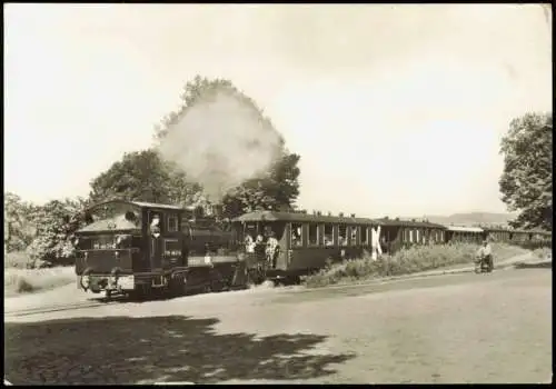 Ansichtskarte  Eisenbahn & Railway Kleinbahn auf der Insel Rügen 1977