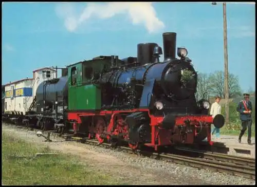 Dampflokomotive Braunschweigische Landes-Museumseisenbahn in Wienhausen 1971