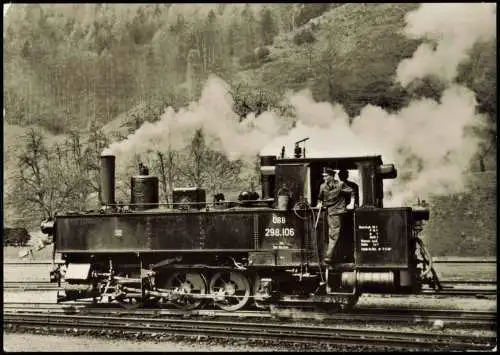 ÖSTERREICHISCHE BUNDESBAHNEN Schmalspur-Lokomotive 298.106 Dampflokomotive 1986