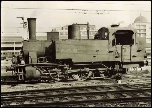 Ansichtskarte  Italienische Staatsbahnen Dampflokomotive 835 086 1974