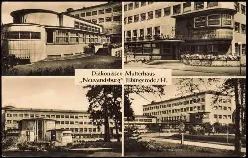 Elbingerode-Oberharz Brocken DDR Mehrbildkarte  Mutterhaus "Neuvandsburg" 1963