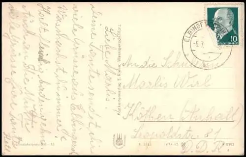 Elbingerode-Oberharz Brocken DDR Mehrbildkarte  Mutterhaus "Neuvandsburg" 1963