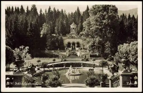 Ansichtskarte Linderhof-Ettal Schloss Linderhof 1953