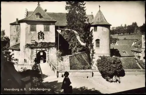 Ansichtskarte Meersburg Meersburg a. Bodensee Schloßeingang 1960