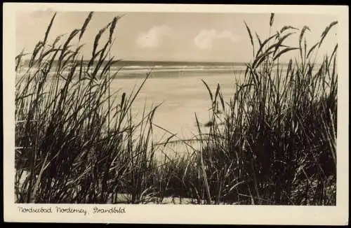 Ansichtskarte Norderney Nordseebad Nordsee-Strand Strandbild 1957