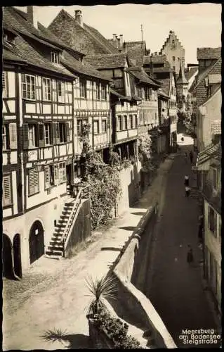 Ansichtskarte Meersburg Steigstraße 1960