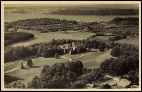 Postcard Birkerød b Kopenhagen Luftfoto Luftbild 1928