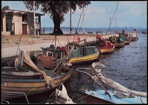 Postcard Putzig Puck Partie am Hafen 1972