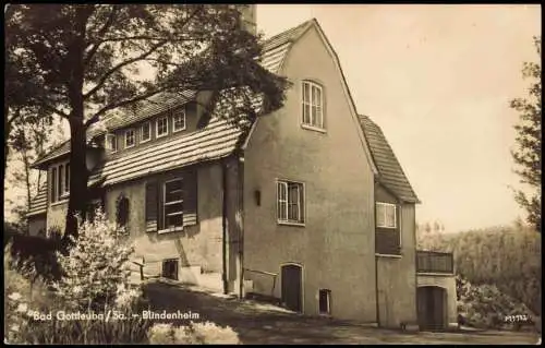 Bad Gottleuba-Berggießhübel Blindenheim, Gebäude-Ansicht zur DDR-Zeit 1961
