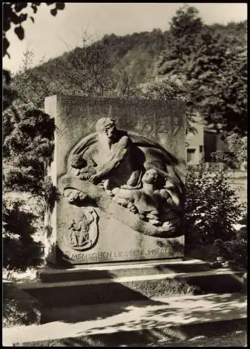 Berggießhübel-Bad Gottleuba-Berggießhübel Hochwasser Denkmal zur DDR-Zeit 1971
