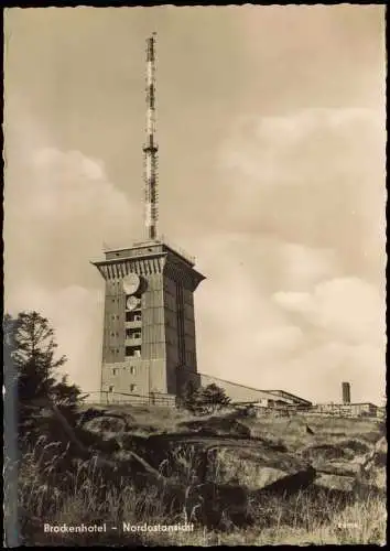 Ilsenburg (Harz) Brockenhotel - Nordostansicht zur DDR-Zeit 1961