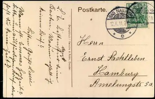 Ansichtskarte Bad Nauheim Gradierwerk Saline und Kirche 1911