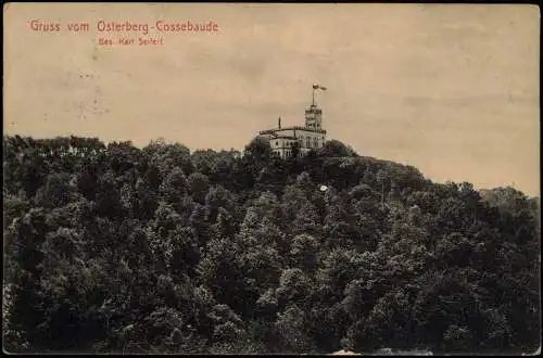 Ansichtskarte Cossebaude-Dresden Ausflugsgaststätte Osterberg 1910