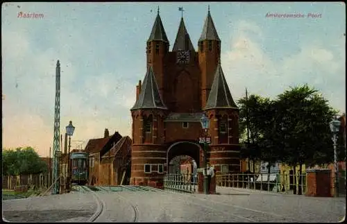 Badhoevedorp-Haarlemmermeer Amsterdamsche Poort - Tram Straßenbahn 1913