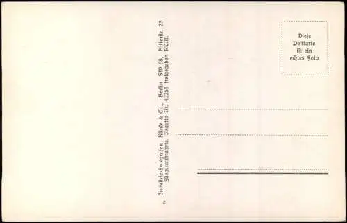 Ansichtskarte Elgersburg Luftbild 1940 Stempel Manebach