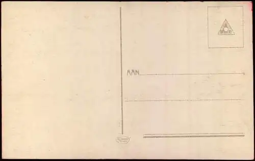 Postkaart Amsterdam Amsterdam Dam met Koninklijk Paleis. 1918