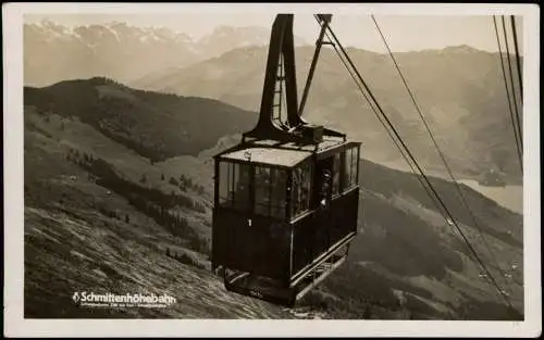 Ansichtskarte Zell am See Seilbahn Schmittenhöhebahn - Fotokarte 1930