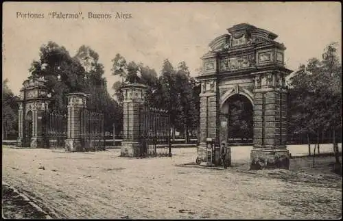 Postcard Buenos Aires Portones "Palermo" 1915  Argentinien Argentinia