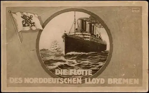 DIE FLOTTE DES NORDDEUTSCHEN LLOYD BREMEN Schiffe Dampfer Steamer 1928