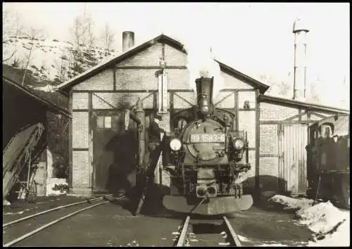Jöhstadt (Erzgebirge) Schmalspurbahn Wolkensteinn-Jöhstadt schuppen 1974/1983