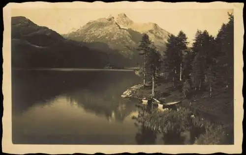 Sils im Engadin Segl Umland-Ansicht Blick auf Piz della Margna 1935