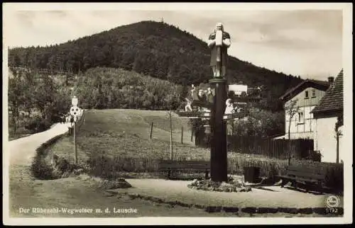 Waltersdorf Großschönau    Rübezahl-Wegweiser Lausche Zittauer Gebirge 1940