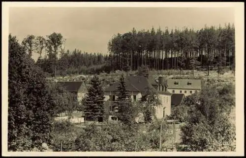 Bad Gottleuba-Berggießhübel Gebäude am Waldesrand Fotokarte 1940