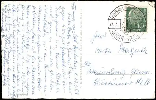 Bad Lauterberg im Harz Mehrbildkarte mit 9 Orts- und Umlandansichten 1958