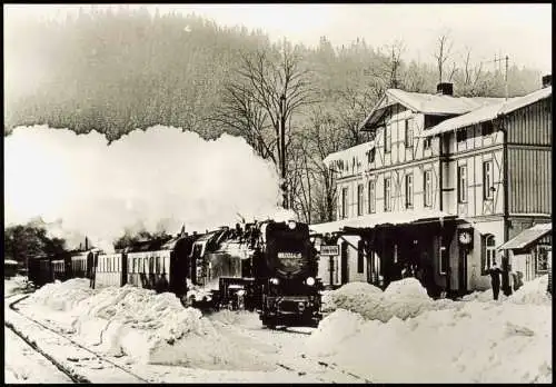 Ansichtskarte Ilfeld-Harztor Bahnhofer Eisfelder Talmühle 1985