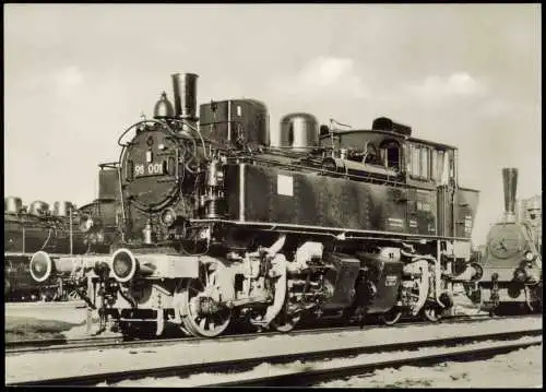 Lokalbahnlokomotive der ehemaligen Staatsbahn sächs. JT Museumslokomotive 1979