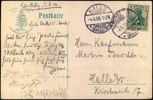 Bad Lauterberg im Harz Forsthaus Kupferhütte Hirte und Ochsen 1906