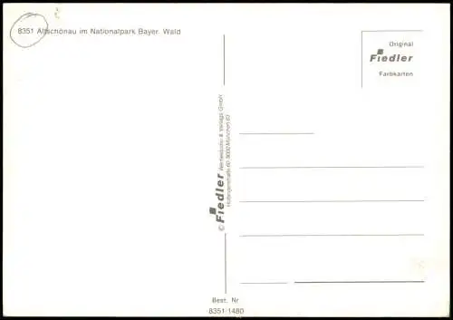 Altschönau Neuschönau   im Nationalpark Bayer. Wald (Mehrbildkarte) 1990