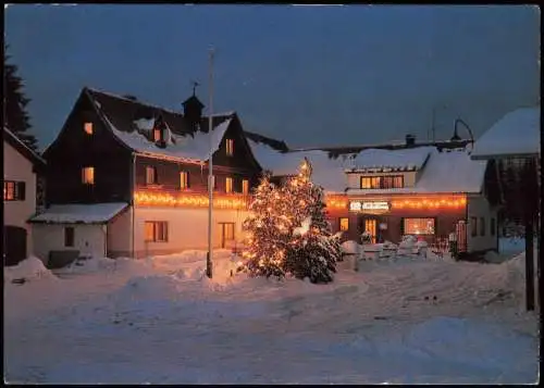 Ansichtskarte Klingenbrunn HOTEL-PENSION RACHELKREUZ Familie Schlett 1980