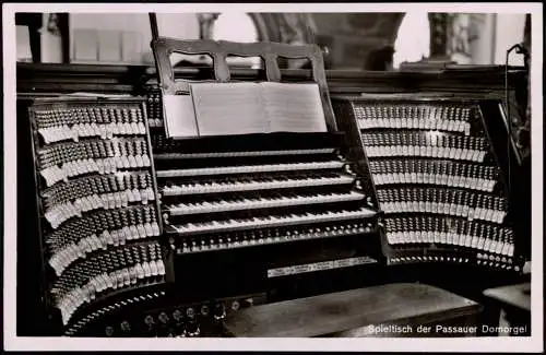 Ansichtskarte Passau Domorgel - Spieltisch 1930