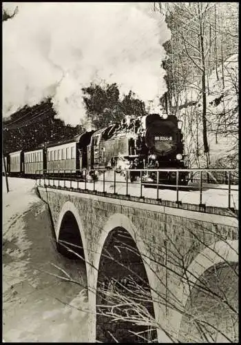 Ilfeld-Harztor Harzbahnen im Winter: zwischen Ilfeld und Netzkater 1985