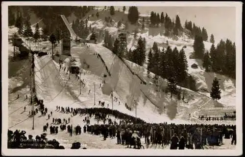 Garmisch-Partenkirchen Kleine u. große Skischanze Wettkampf 1936