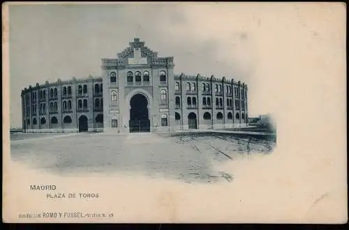 Postales Madrid Plaza de Toros - Stierkampf 1912