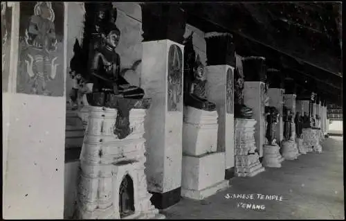 Postcard Đà Nẵng Denang Vietnam Siamese Temple Buddha 1928