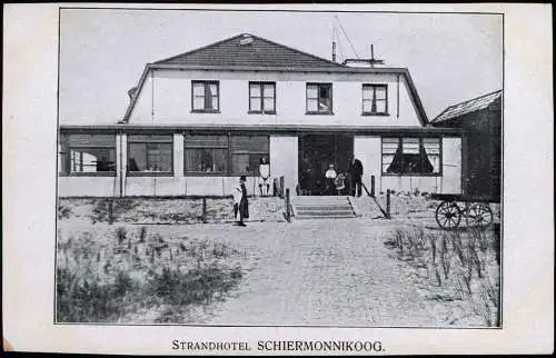 Postkaart Schiermonnikoog StrandhotelFriesland 1929