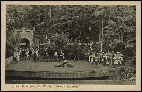 Ansichtskarte Berneck (Schwarzwald) Volksschauspiel Die Wallenrode 1928