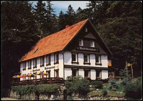 Ansichtskarte Seebach Gasthaus Restaurant Wolfsbrunnen 1984