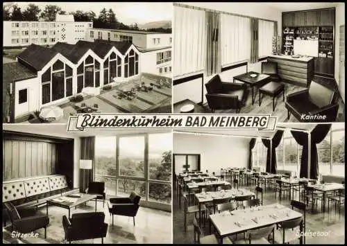 Horn-Bad Meinberg Blindenkurheim BAD MEINBERG (Mehrbildkarte) 1970