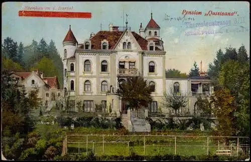 Ansichtskarte Ebenhausen-Schäftlarn Pension Quisana 1913