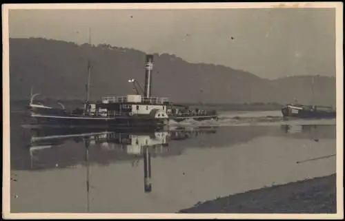 Foto  Schiffe Dampfer Steamer - Schauffelraddampfer 1930 Privatfoto