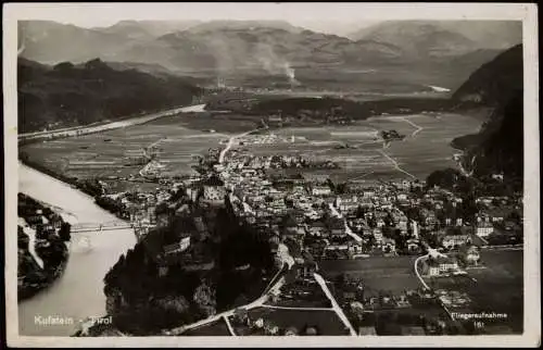 Ansichtskarte Kufstein Luftbild Fliegeraufnahme 1937  Tirol