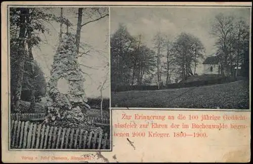Altenmarkt an der Alz 2 Bild 100 Jahre Gedächtnisfeier Buchenwalde 1900