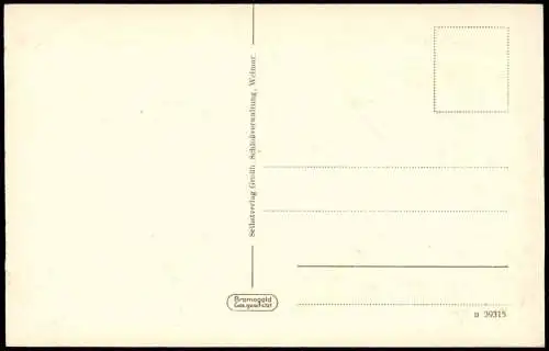 Ansichtskarte Weimar Großh. Wohnräume. Vestibül - Goldrand 1922 Goldrand